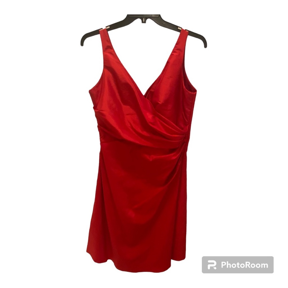 Impression Bridal, Red semi-formal dress. Fits like size 16.